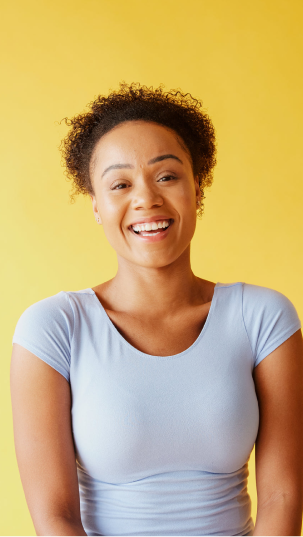 Girl with smile