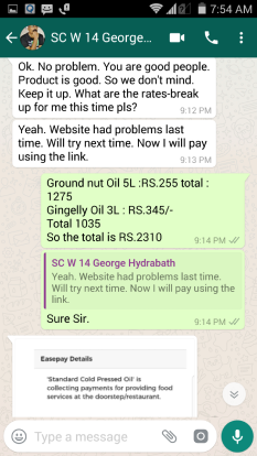 Whatsapp chat