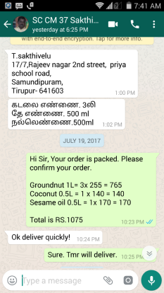 Whatsapp chat