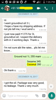Whatsapp chat